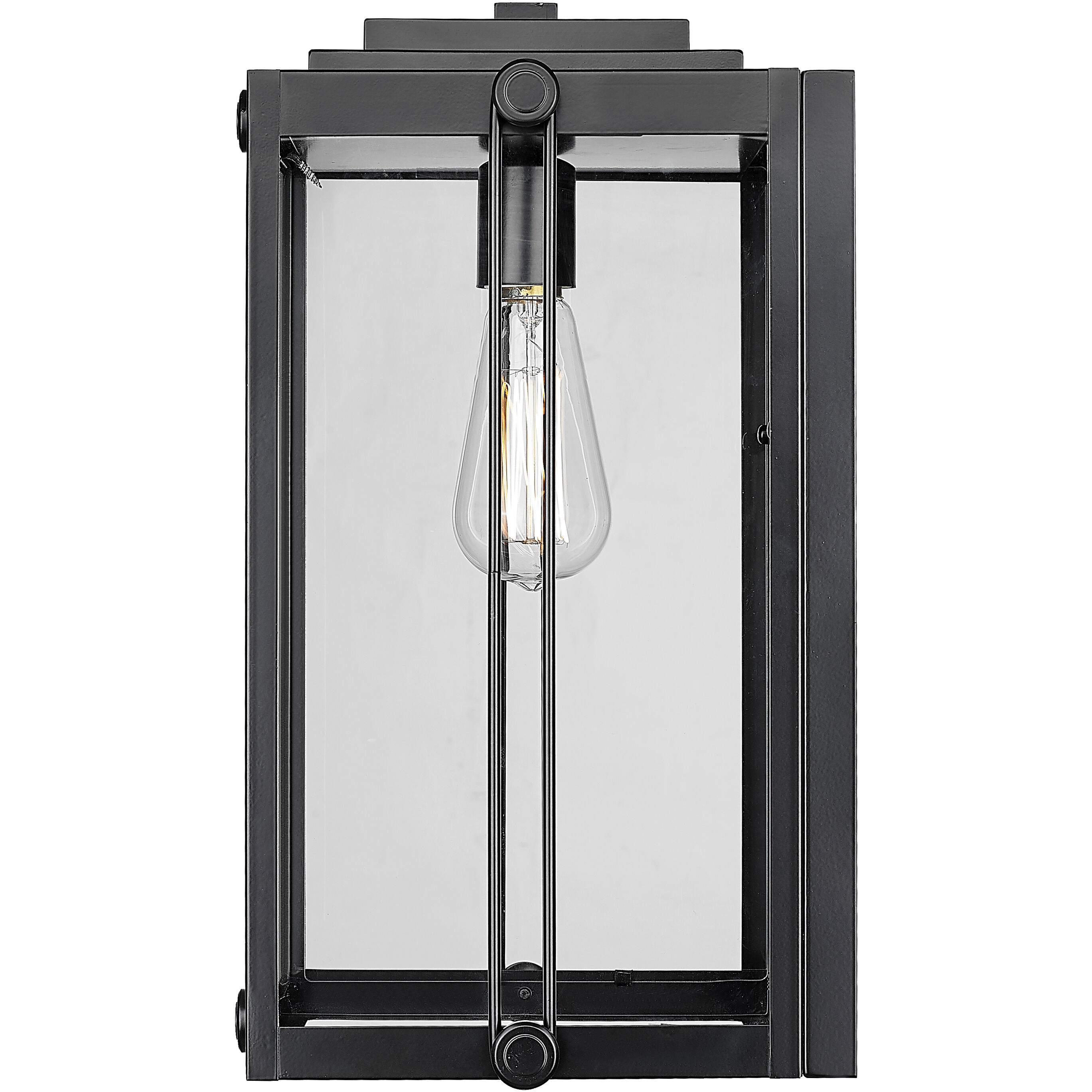 Oakland 1 Light 16.87 inch Powder Coated Black Outdoor Wall Sconce